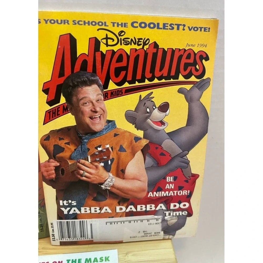 VTG Disney Adventures Magazine Lot‎ 1994 Lion King Flintstones The Mask